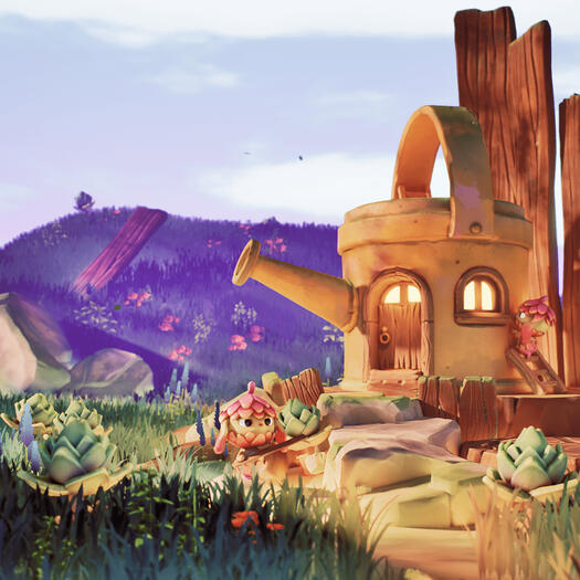 Stylized Environment, fully Game-ready, Unreal Engine.